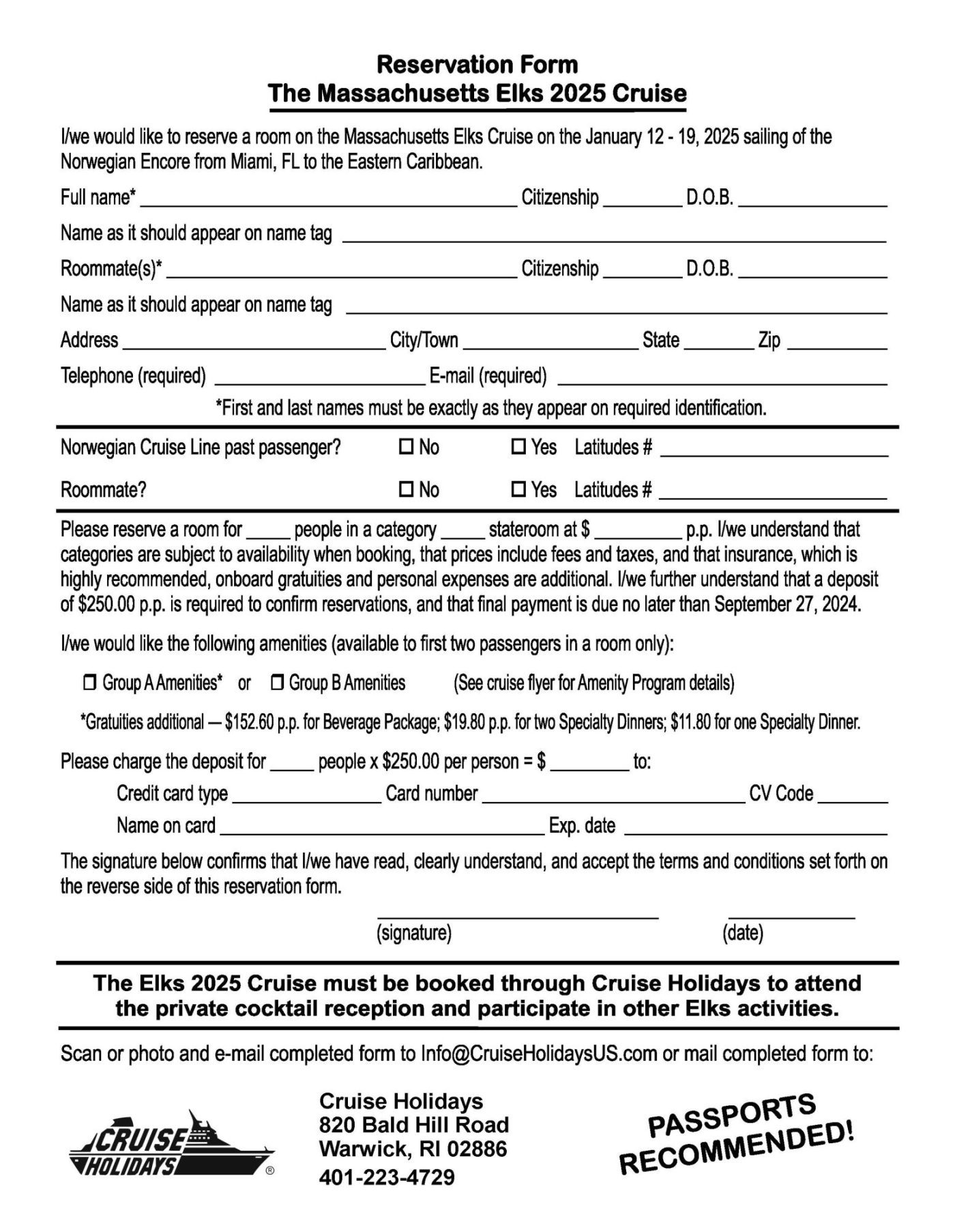MidWinter Getaway Elks Club of Massachusetts